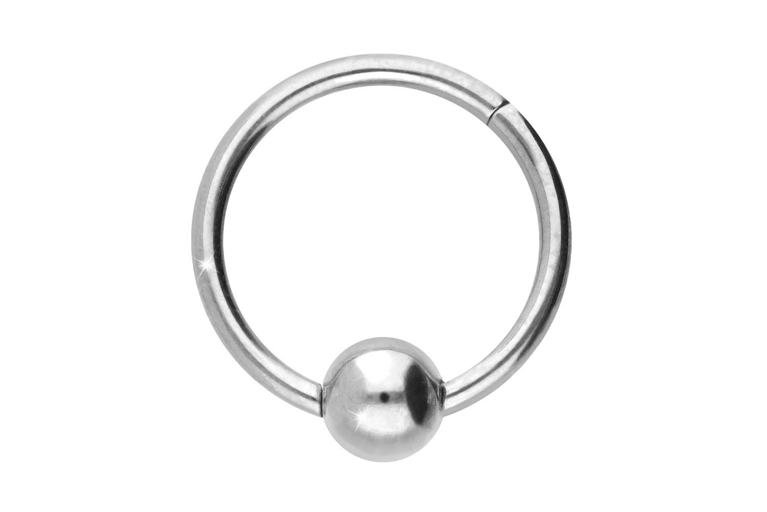 Titan Segmentring Clicker Piercing KUGEL ++SALE++